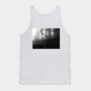 Dark and mysterious forest photo Tank Top